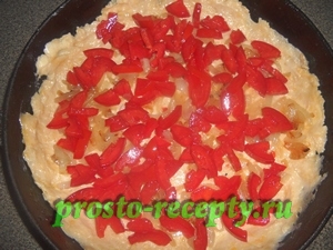 Пирог с помидорами